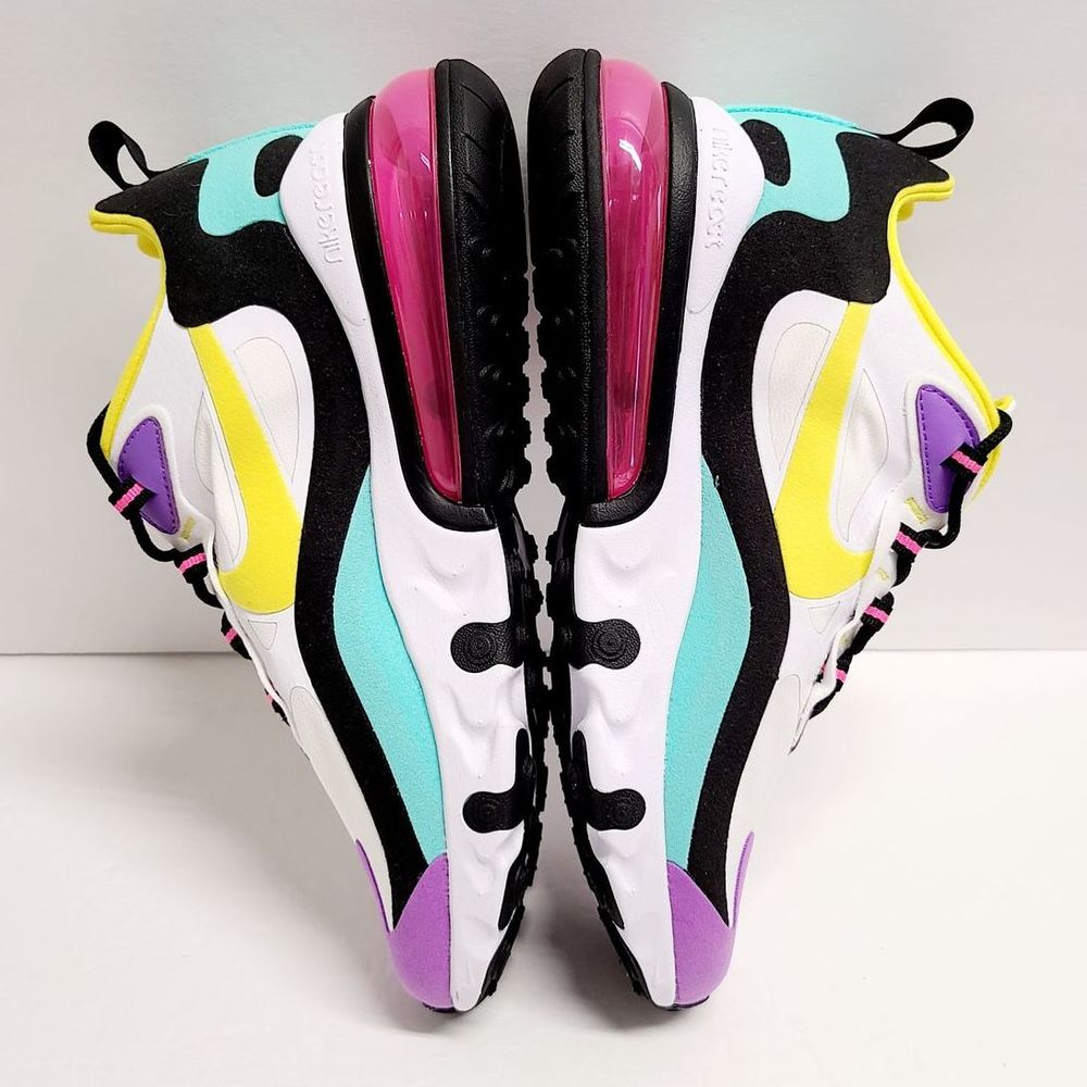 NEW Nike Air Max 270 React Bright Violet - Picture 4 of 6